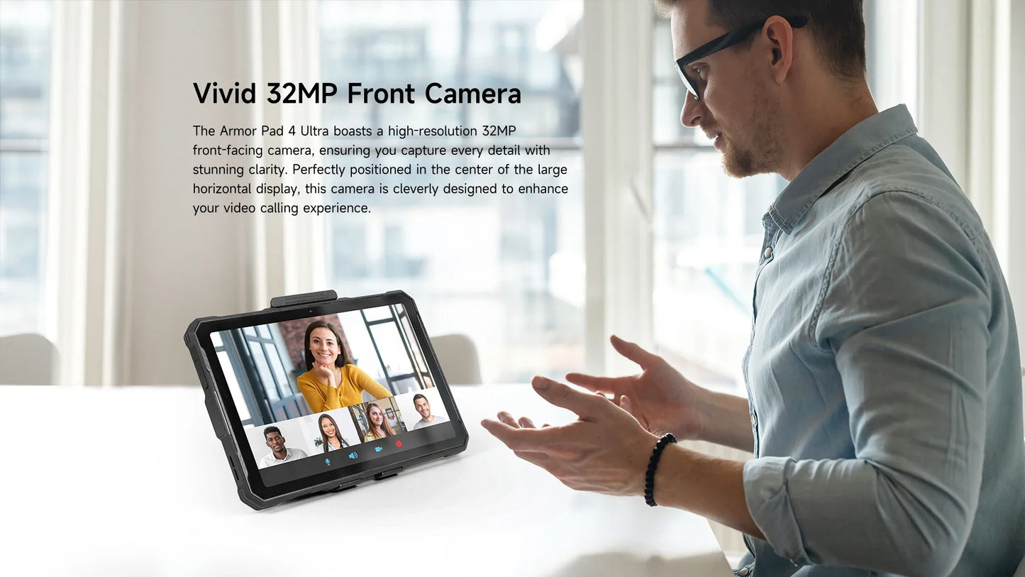 Ulefone Armor Pad 4 Ultra 5G Rugged Tablet  Thermal lmaging 10.36"2K Up to 16GB RAM 256GB ROM Android 14 11800mAh
