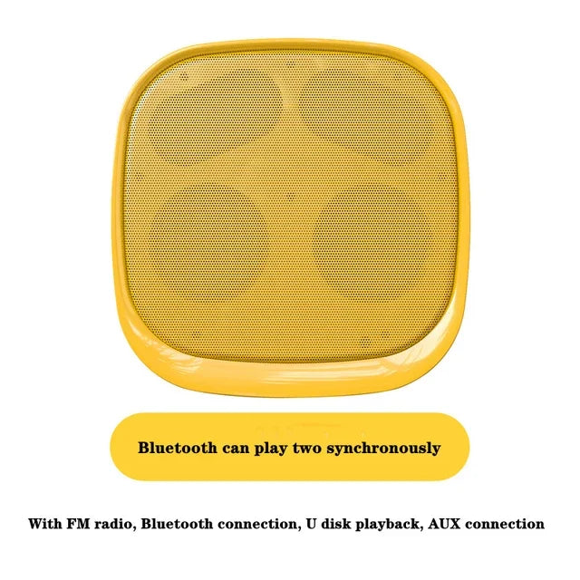 Shop Wall-mounted Bluetooth Speaker TWS Interconnection Built-in 4400 MAh Battery Boom Box Wireless 3D Surround Stereo Subwoofer