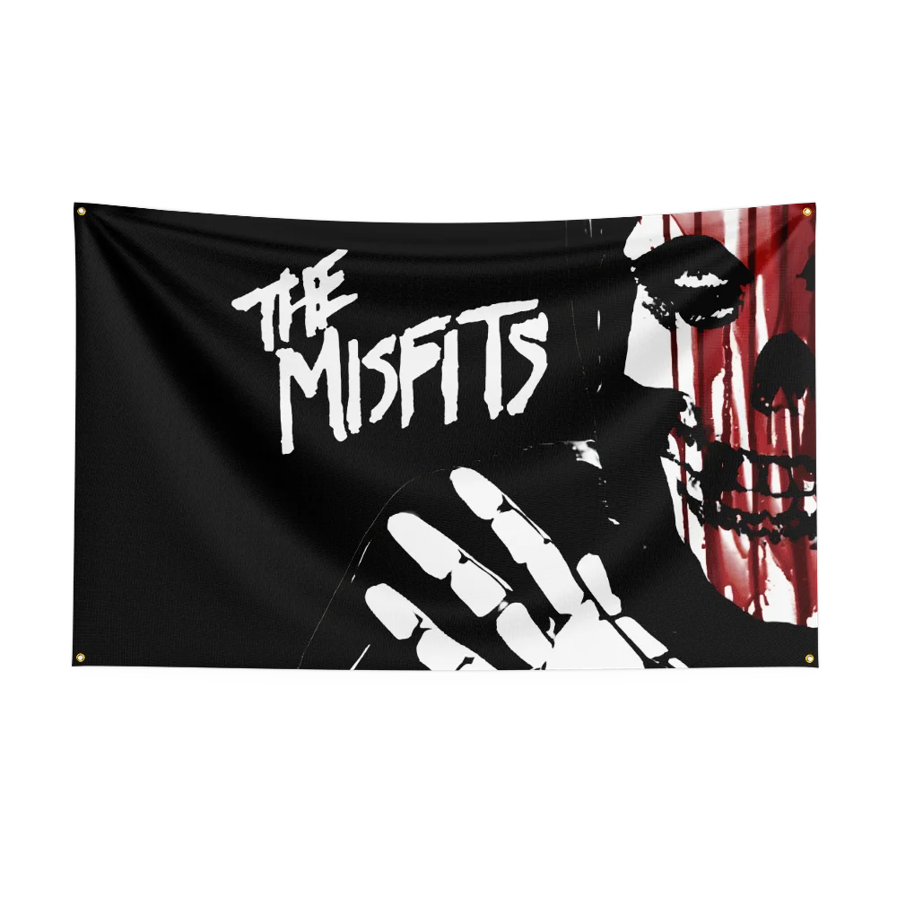 3x5 Ft Punk Band The Misfits Flag – Polyester Digital Printing Banner for Bedroom, Wall Art, Outdoor Tapestry Decoration - Premium flag from Lizard Vigilante - Just $17.99! Shop now at Lizard Vigilante