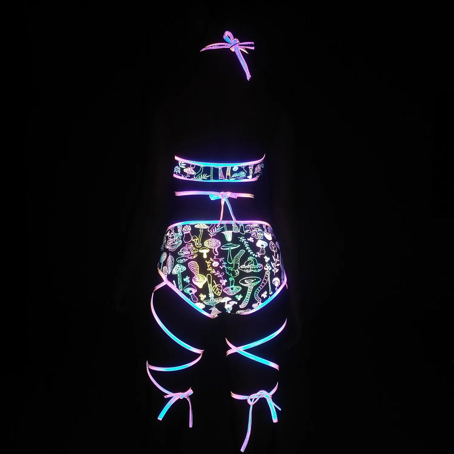 Reflective Rave Stage Nightclub Costume - Premium costume from Lizard Vigilante - Just $77.99! Shop now at Lizard Vigilante