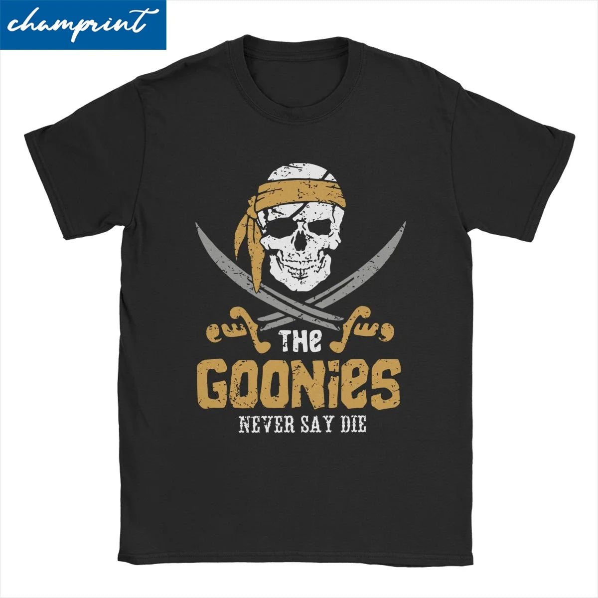 The Goonies Skull TV Series T-Shirts for Men Women Funny Pure Cotton Tee Shirt Round Neck Short Sleeve T Shirt Summer Clothing - Premium t-shirt from Lizard Vigilante - Just $19.99! Shop now at Lizard Vigilante