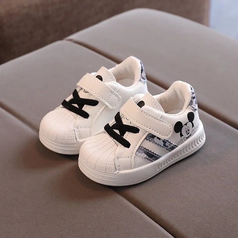 Disney Mickey Mouse Casual Shoes for Baby Boys and Girls – Breathable Toddler Sneakers - Premium shoes from Lizard Vigilante - Just $23.88! Shop now at Lizard Vigilante