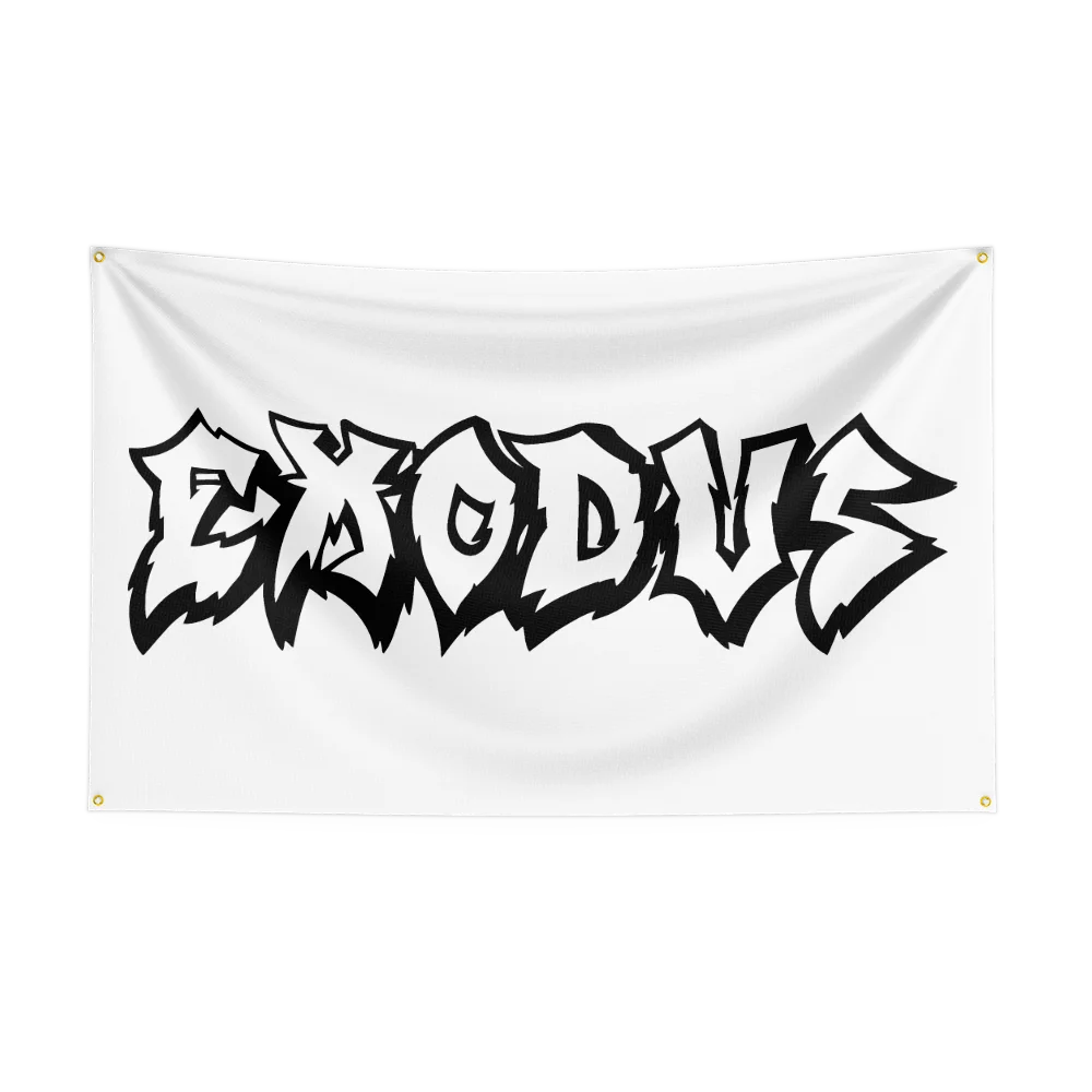 3x5 Ft Exodus Thrash Metal Rock Band Flag – Polyester Digital Printing Banner for Bedroom Wall Art & Outdoor Tapestry Decoration - Premium flag from Lizard Vigilante - Just $17.99! Shop now at Lizard Vigilante