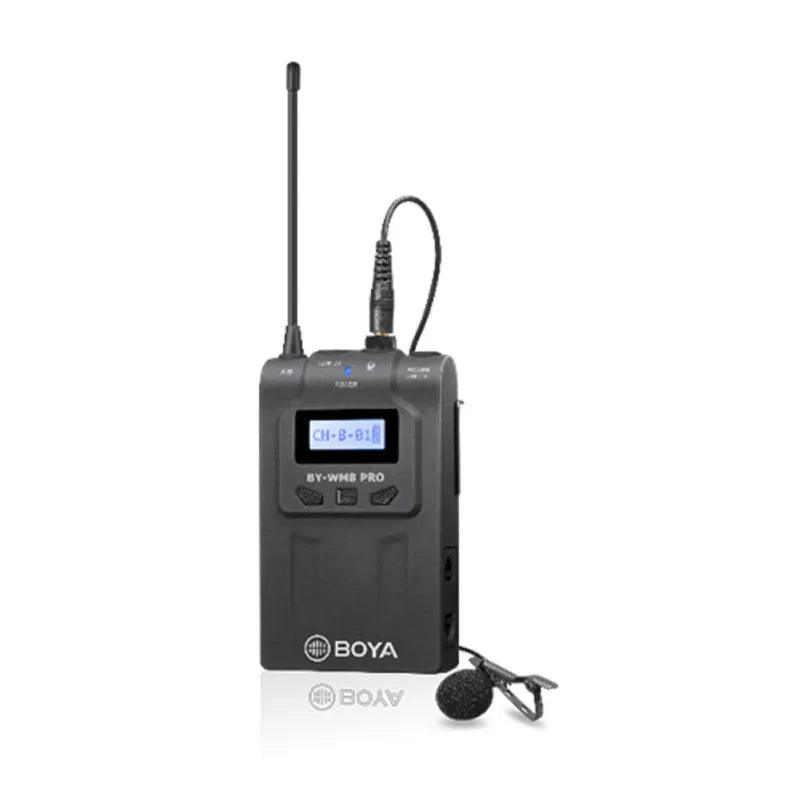 BOYA BY-WM8 Pro Professional Dual-Channel UHF Wireless Lavalier Lapel Microphone System for Camera iPhone PC DSLR LiveBroadcast - Lizard Vigilante