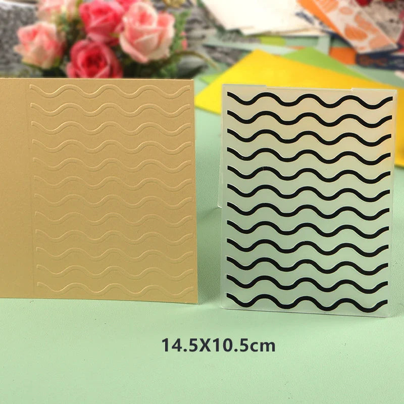 DUOFEN Crafts plastic embossing folder collection 2 paper embossing flower mold Christmas Birthday Easter day wedding