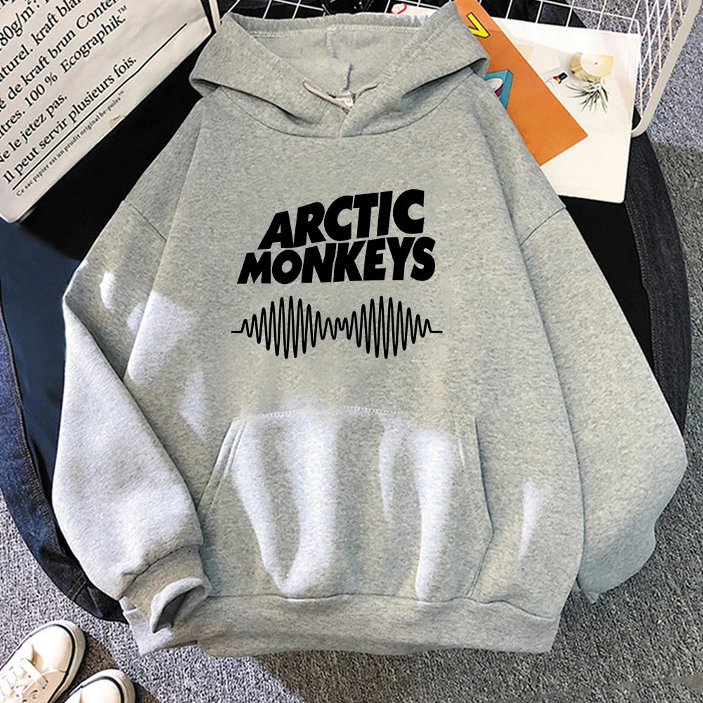 Arctic Monkeys Graphic Hoodie | Men & Women Fashion Streetwear Cozy Casual Coat for Boys & Girls | Rock & Music Lover's Hoodie - Premium Long-sleeve hoodie from Lizard Vigilante - Just $38.88! Shop now at Lizard Vigilante