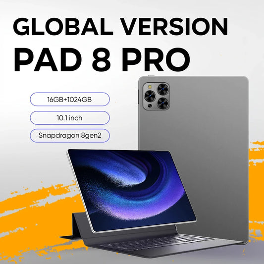 New Tablet Pad 8 Pro: 16GB RAM + 512GB ROM, 10.1" 120Hz Full HD Display, Dual Cameras, Snapdragon 8 Gen 2 - Premium tablet from dsers - Just $29.99! Shop now at Lizard Vigilante