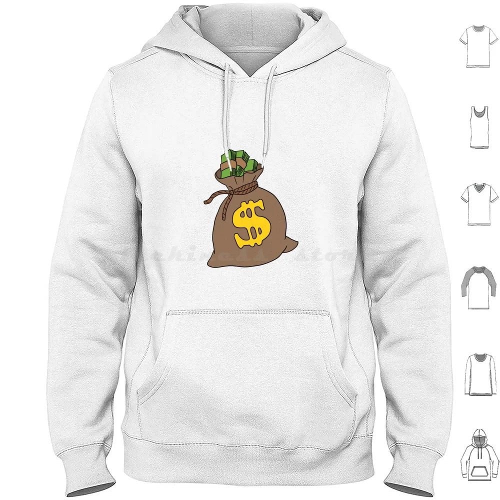 Cash Flow Money Bag Hoodie – Hustle Hard, Stack High! | Rich Mula Dollar Graphic Sweatshirt | Pay Me Payday Streetwear - Premium hoodies from Lizard Vigilante - Just $33.99! Shop now at Lizard Vigilante