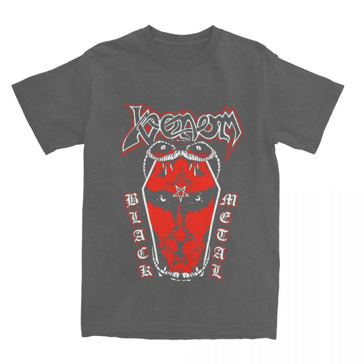 Venom Band Metal Black T-Shirt Men Women Awesome Pure Cotton Tees Crewneck Short Sleeve T Shirt 6XL Clothes - Premium T-Shirt from Lizard Vigilante - Just $23.99! Shop now at Lizard Vigilante