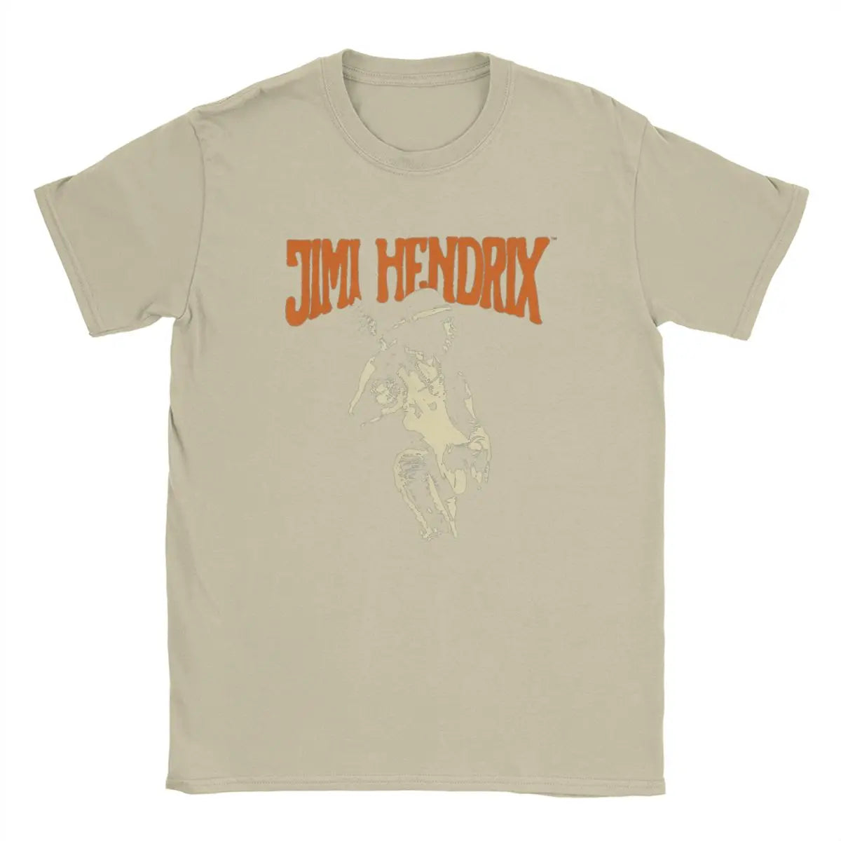 Jimi T-Shirts for Men Hendrix Vintage Best Rock Guitarist Singer Vintage Cotton Guitar Tees Crew Neck Short Sleeve T Shirt Gift Idea - Lizard Vigilante
