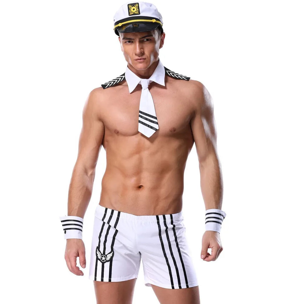 Stripper Male Underwear Men Erotic Uniforms Police Rob Halford Waiter Doctor Roleplay Porn Costumes Nightclub Outfit Husband Date Lingerie Set - Premium Underwear from Lizard Vigilante - Just $42.99! Shop now at Lizard Vigilante