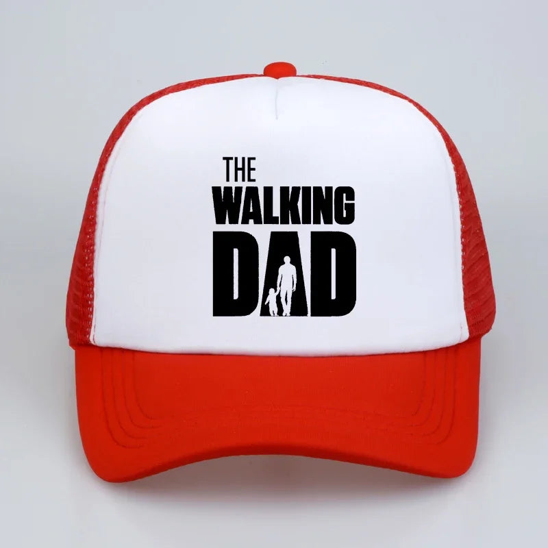 The Walking Dad Funny Fathers Day Trucker Hat Adjustable Summer Baseball Cap