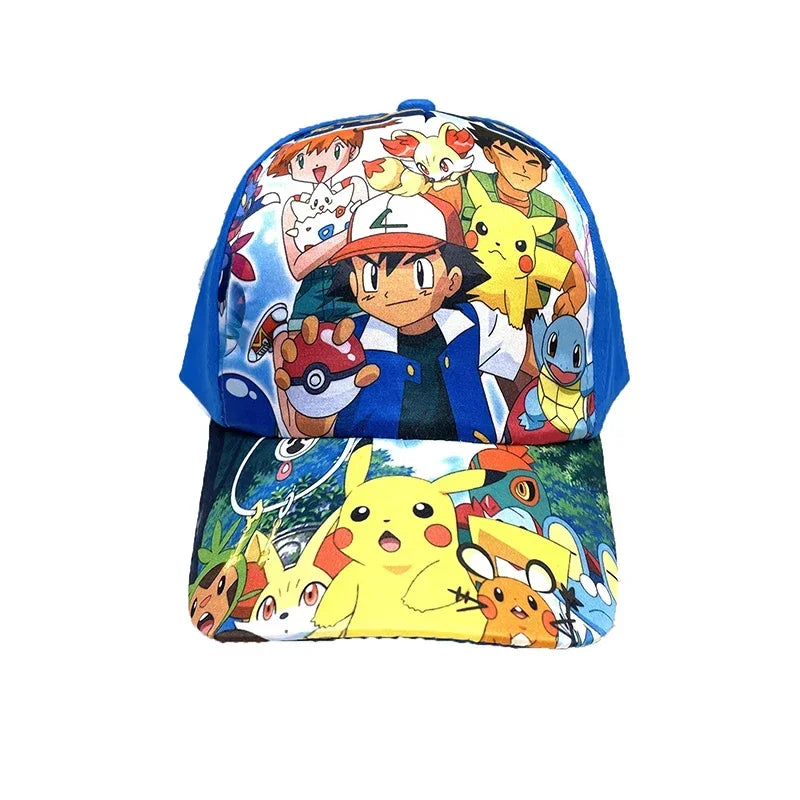 Pokemon Pikachu Baseball Cap Y2k Beach Anime Character Funny Hat Outdoor Sports Sunhat Kawaii Kids Toys Birthday Gift - Premium hat from Lizard Vigilante - Just $19.99! Shop now at Lizard Vigilante