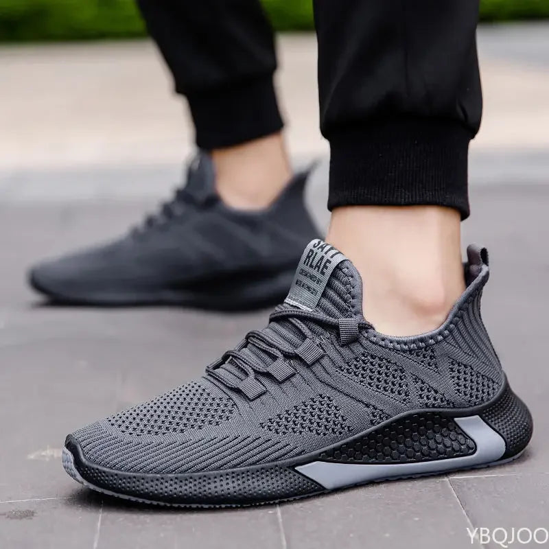 BreezeFit Men’s Breathable Running Sneakers – Comfort and Style in Every Step for Spring and Autumn - Premium sneakers from Lizard Vigilante - Just $48.88! Shop now at Lizard Vigilante