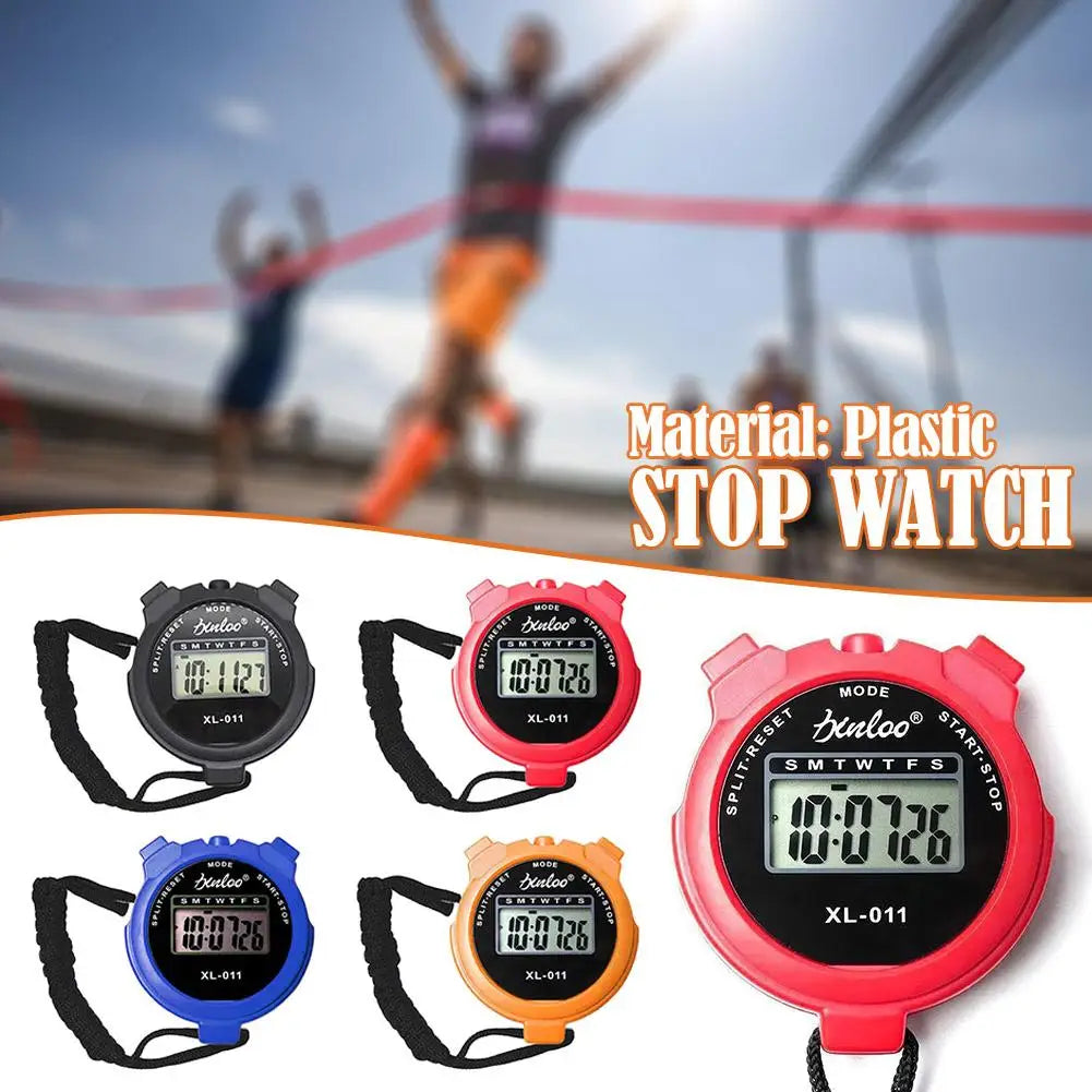 Handheld Sports Stopwatch Track Coach Digital Fitness Stop Watch Timer Counter Multifunctional Stopwatch Electronic Counter - Premium  from Lizard Vigilante - Just $17.89! Shop now at Lizard Vigilante