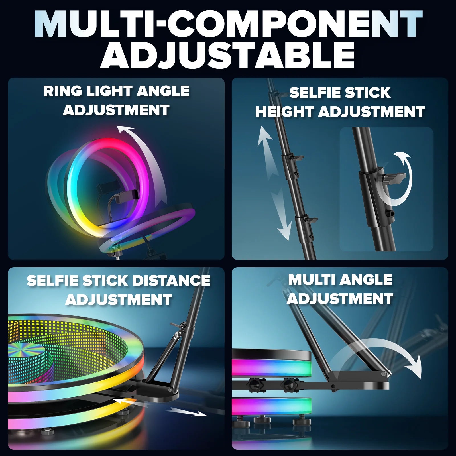 Lizard Vigilante: 360° Chaos Cam Rig – RGB Jet-Spin Ring Light Booth (Party Destruction Machine V1) - Premium photobooth from dsers - Just $2438.99! Shop now at Lizard Vigilante