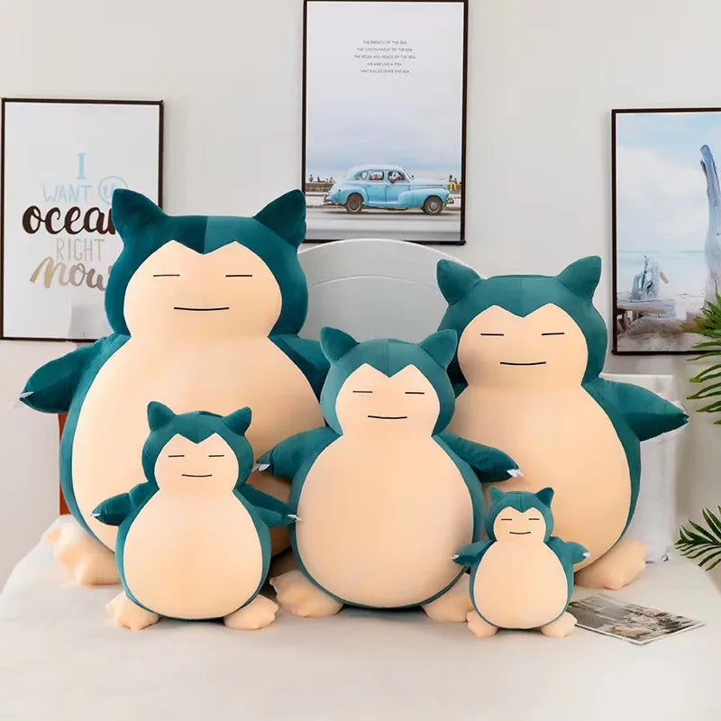 30-60Cm Pokemon Plush Big Size Snorlax Anime Figure High Quality Pet Action Doll Model Plush Stuffed Toy Children Christmas Gift