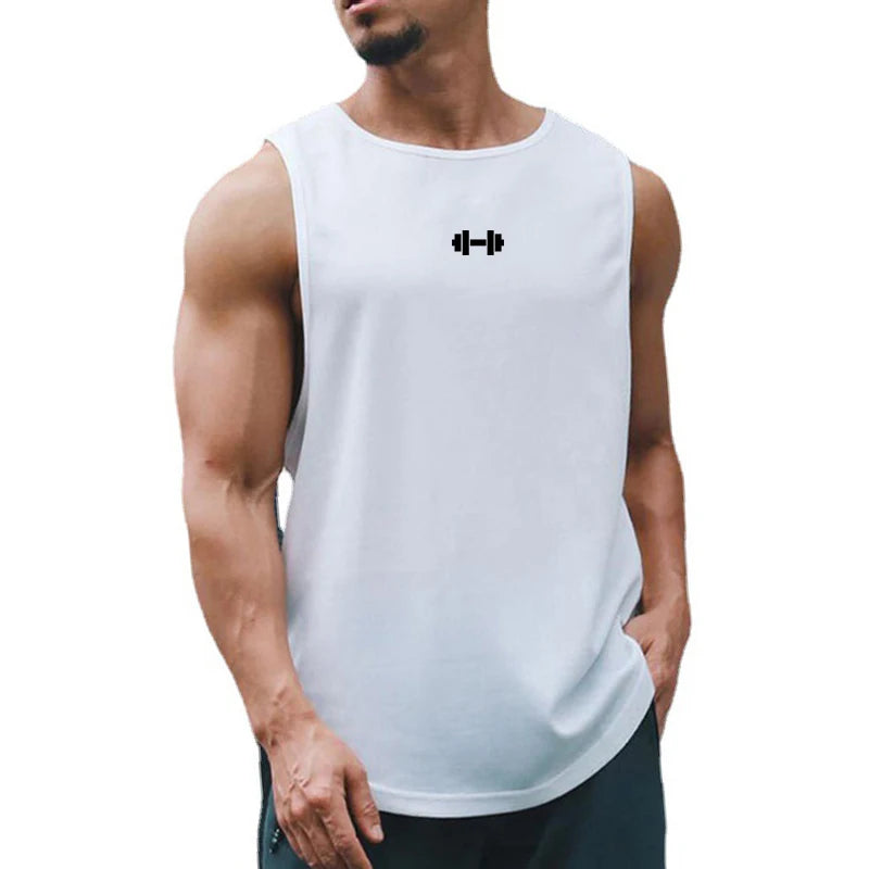 Summer Men's Gym Tank Top Fitness Training Clothing Quick-drying Loose Bodybuilding Sleeveless Shirt Men Fashion Basketball Vest - Premium  from Lizard Vigilante - Just $13.99! Shop now at Lizard Vigilante
