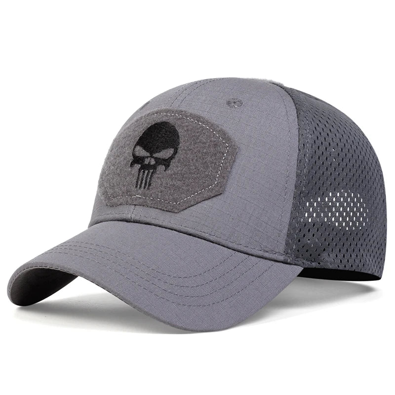 Unisex Skull Embroidered Baseball Cap - Adjustable Casual Sunscreen Hat - Premium Hat from Lizard Vigilante - Just $18.99! Shop now at Lizard Vigilante