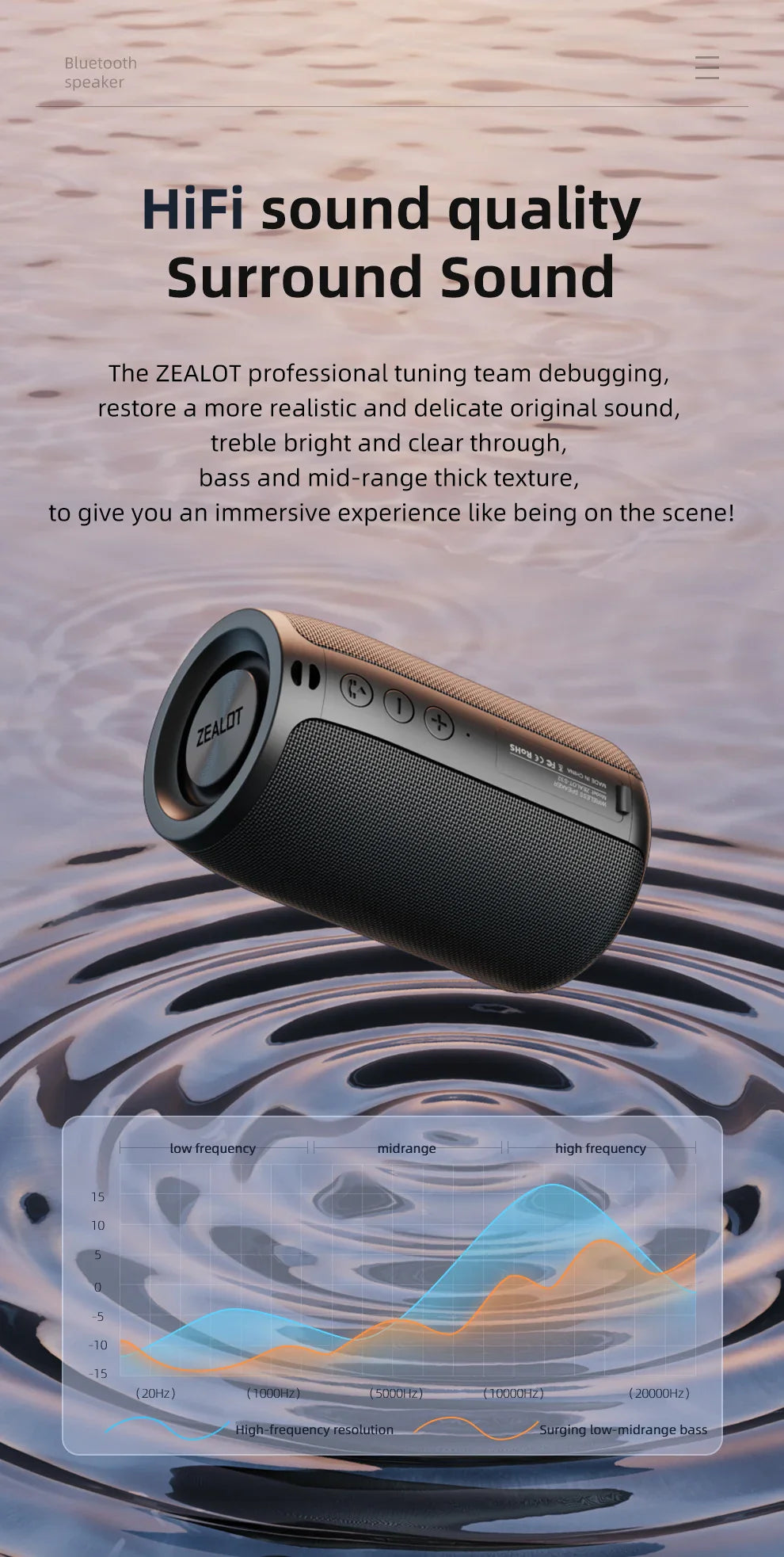 Subwoofer Bluetooth Speaker Portable Mini Wireless Woofer Small Waterproof AUX PC Computer Powerful Sound Box Music Caixa De Som