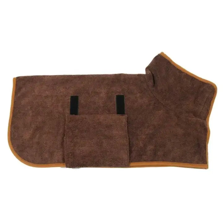 Pet Bathrobe – Fast Drying Microfiber Grooming Coat for Dogs | Absorbent, Soft, and Adjustable Towel for Small, Medium, and Large Dogs - Premium pet towel from Lizard Vigilante - Just $19.99! Shop now at Lizard Vigilante