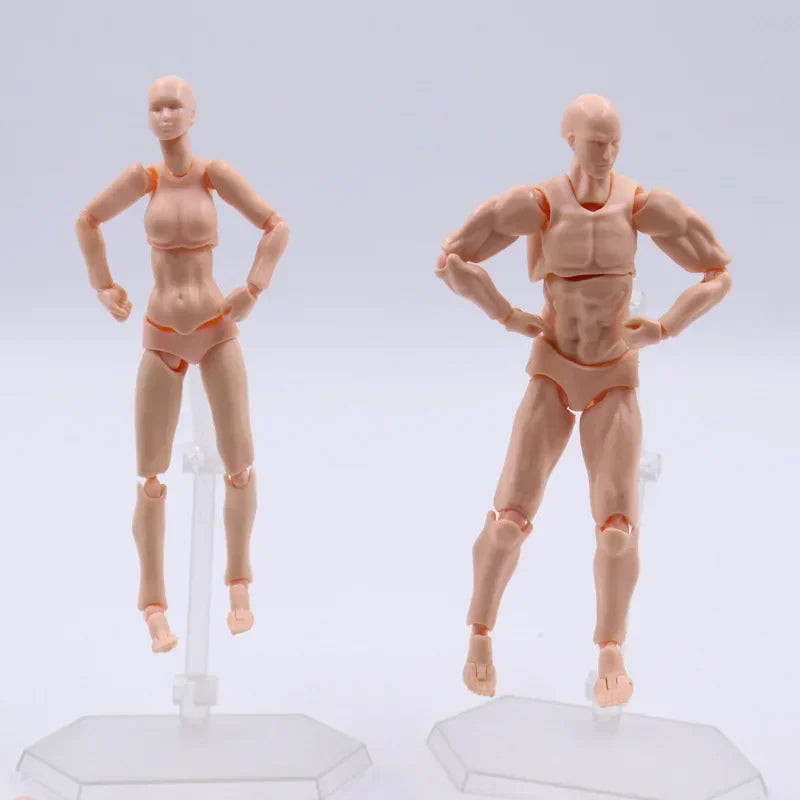 Articulated Human Figma Figurine Drawing Sketch People Statues Art Painting Joint Figurine Sculpture Decoration Desk Accessories