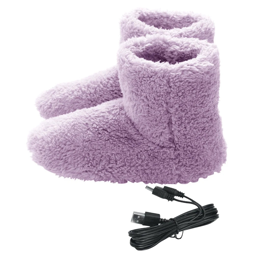 Lizard Vigilante “Molten Sole” Electric Foot Furnace – USB-Heated Double Plush Slippers for Arctic Souls - Premium slippers from dsers - Just $32.99! Shop now at Lizard Vigilante