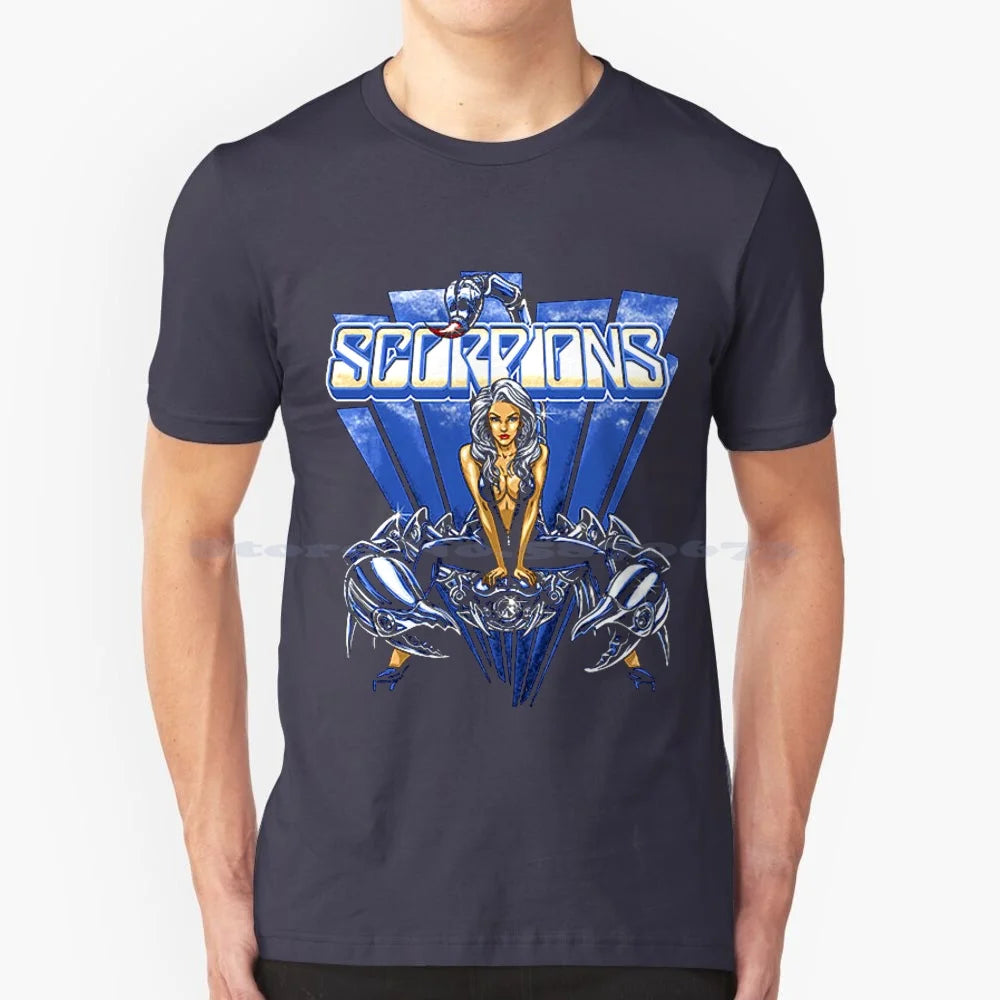 The Scorpions German Band T Shirt 100% Cotton Tee German Band - Premium T-Shirt from Lizard Vigilante - Just $38.99! Shop now at Lizard Vigilante