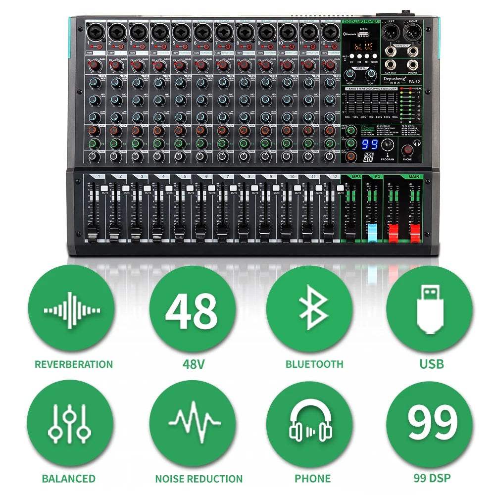 SoundSlayer PA12 | 12-Channel Chaos Console For Metal Gods & Midnight Gigs