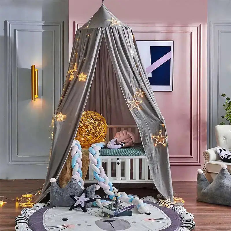 Kids Mosquito Net Baby Crib Curtain Hanging Tent Bed Decor Girl Princess Hanging Bed Canopy Living Corner Play Reading NookDecor