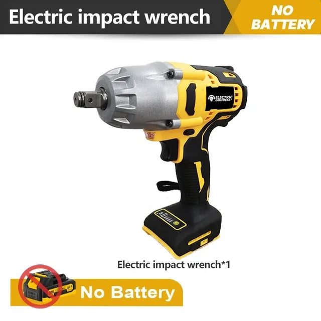 EG Brushless Cordless Impact Wrench | 1800Nm Torque Power Tool for Car Repairs & DIY | Compatible with DEWALT 20V Battery - Premium impact wrench from Lizard Vigilante - Just $111.08! Shop now at Lizard Vigilante