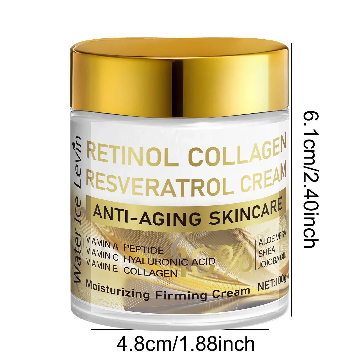 Vitamin a Collagen Cream, Facial Collagen Cream, Firming, Day and Night Moisturizing, Suitable for Both Men and Women