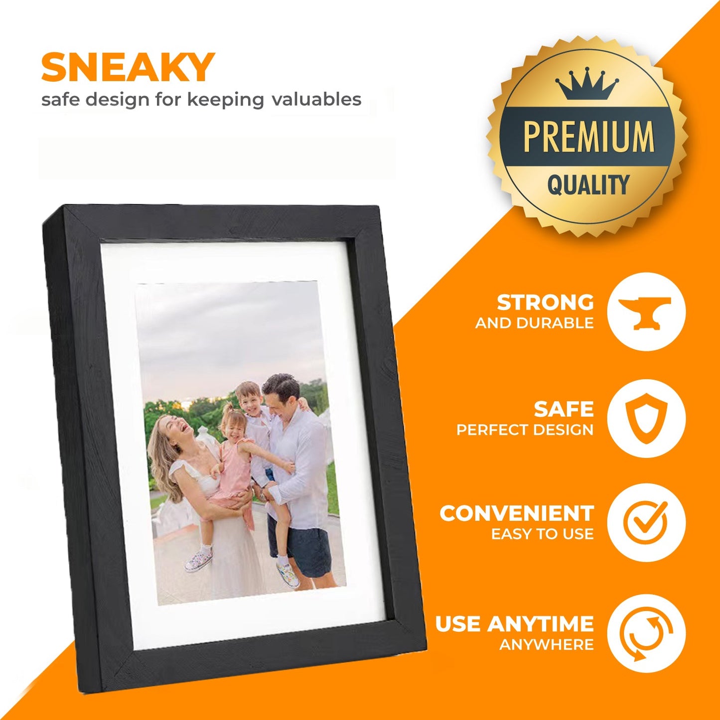 Photo Frame Diversion Safe - Discreet Diversion safe Ideas of the picture frame with hidden compartment