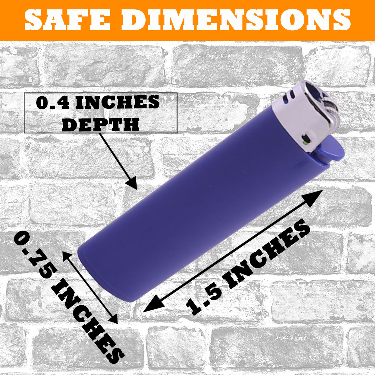 Fake Lighter Diversion Safe - Secret Compartment To Stash Valuables In Lighter