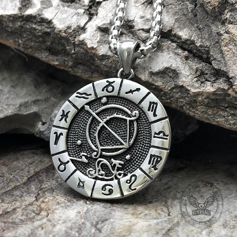 Sagittarius Stainless Steel Pendant