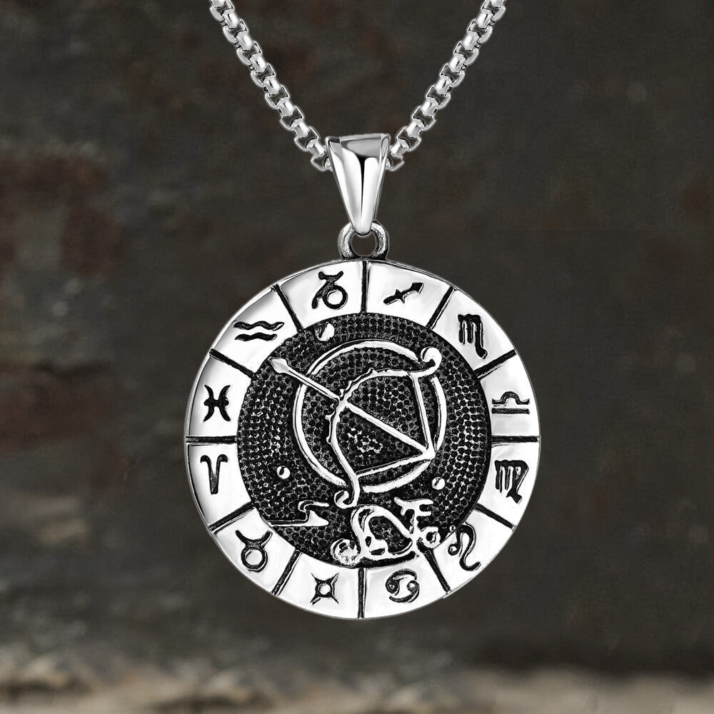 Sagittarius Stainless Steel Pendant