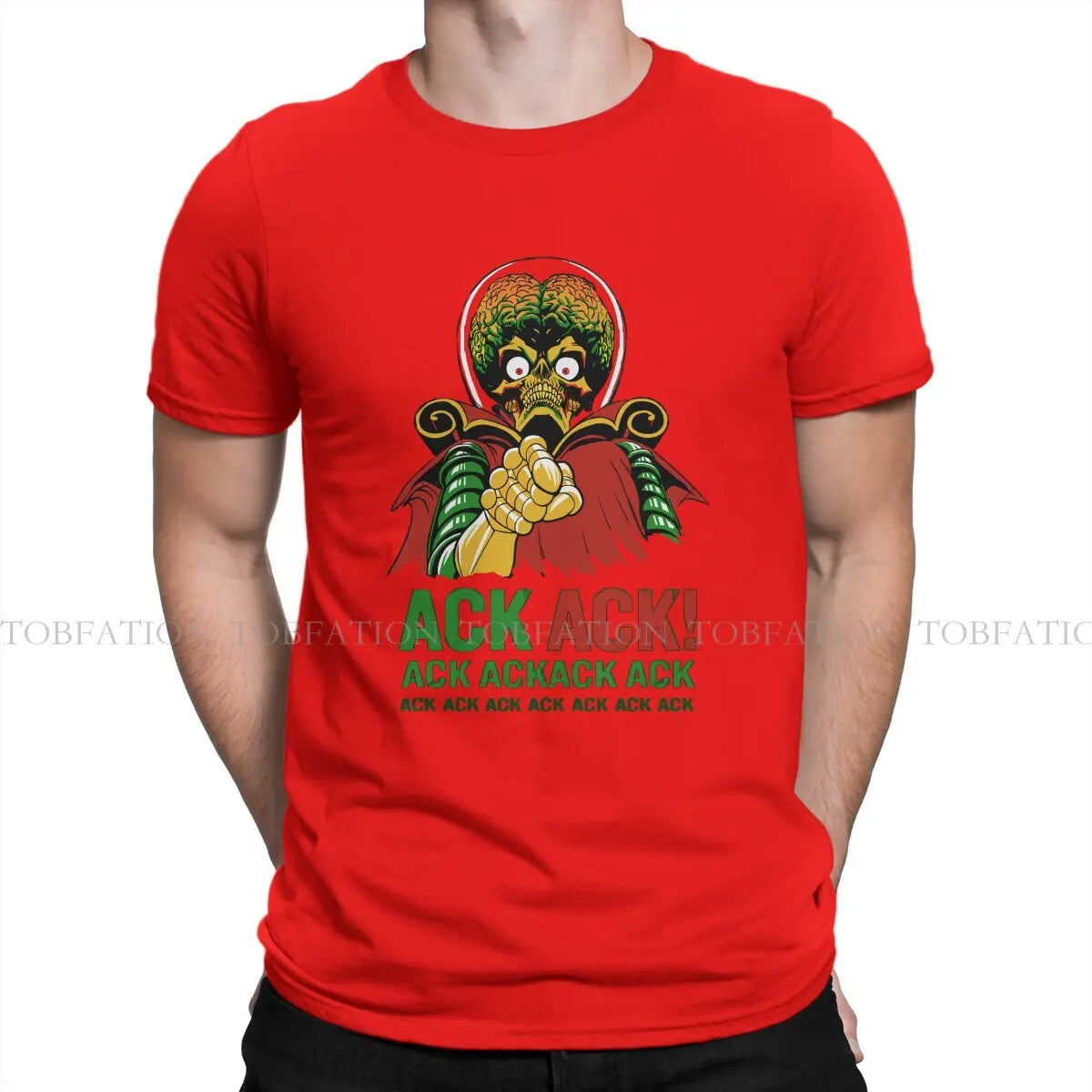 Mars Attacks Alien Sci-Fi Movies TShirt for Men Ackack Humor Leisure Tee T Shirt High Quality New Design Fluffy - Premium  from Lizard Vigilante - Just $19.99! Shop now at Lizard Vigilante