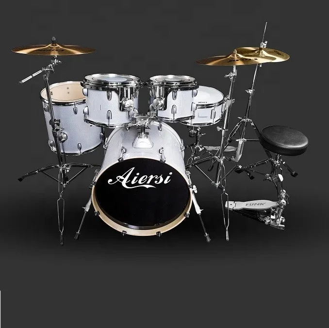 DD05BL Professional Jazz Drum Set - High-Quality Acoustic Birch Wood Drum Kit with Cowhide Drum Heads for Adults and Kids - Premium drum kit from Lizard Vigilante - Just $777.77! Shop now at Lizard Vigilante