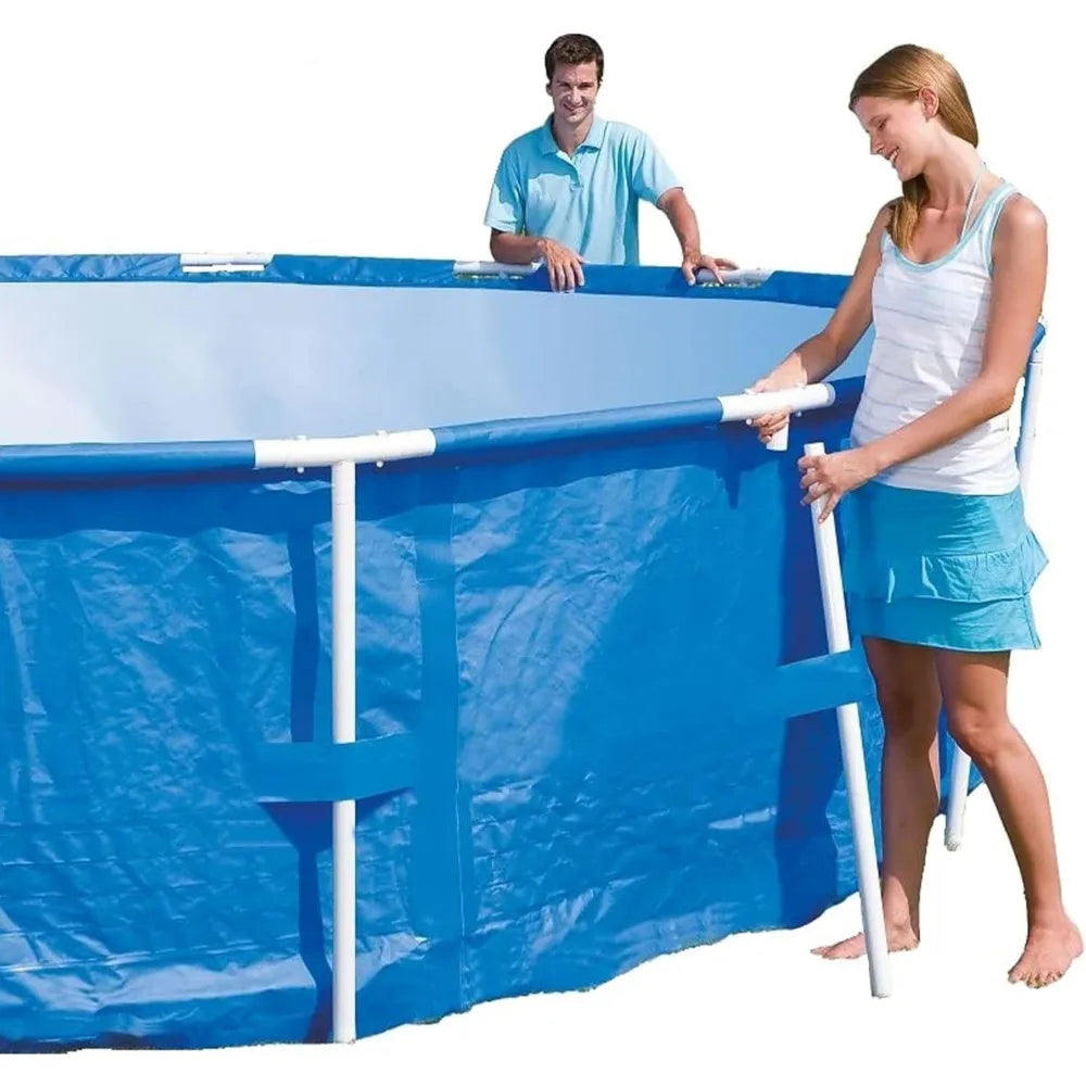 15' x 48" Above Ground Swimming Pool | Durable Steel Frame Pool - Premium swimming pool from Lizard Vigilante - Just $498.88! Shop now at Lizard Vigilante