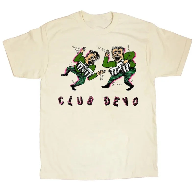 Club Devo T-Shirt Rock Concert Shirt Devo Tour T-Shirt 80s 90s Music Tees - Lizard Vigilante