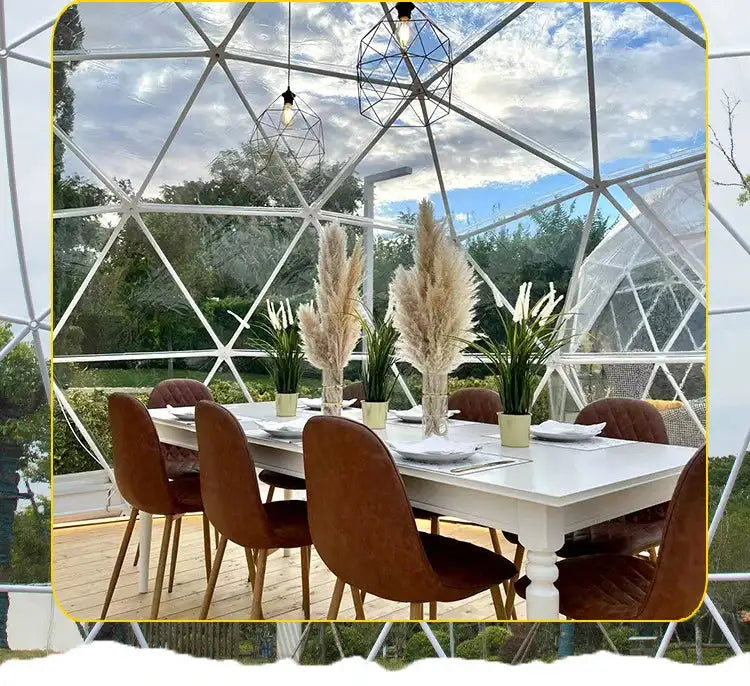 3.6M TPU Transparent Clear Bubble Dome Tent / Outdoor Event Party Camping Cafe Dining Plastic PVC Garden Igloo Dome Tent Luxury