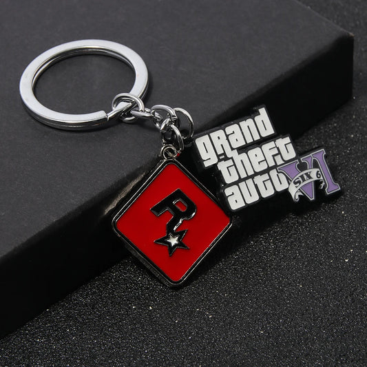 New Style Game PS4 GTA5 Keychain – Grand Theft Auto V Multi Pendant Keyring - Premium keychain from Lizard Vigilante - Just $12.99! Shop now at Lizard Vigilante