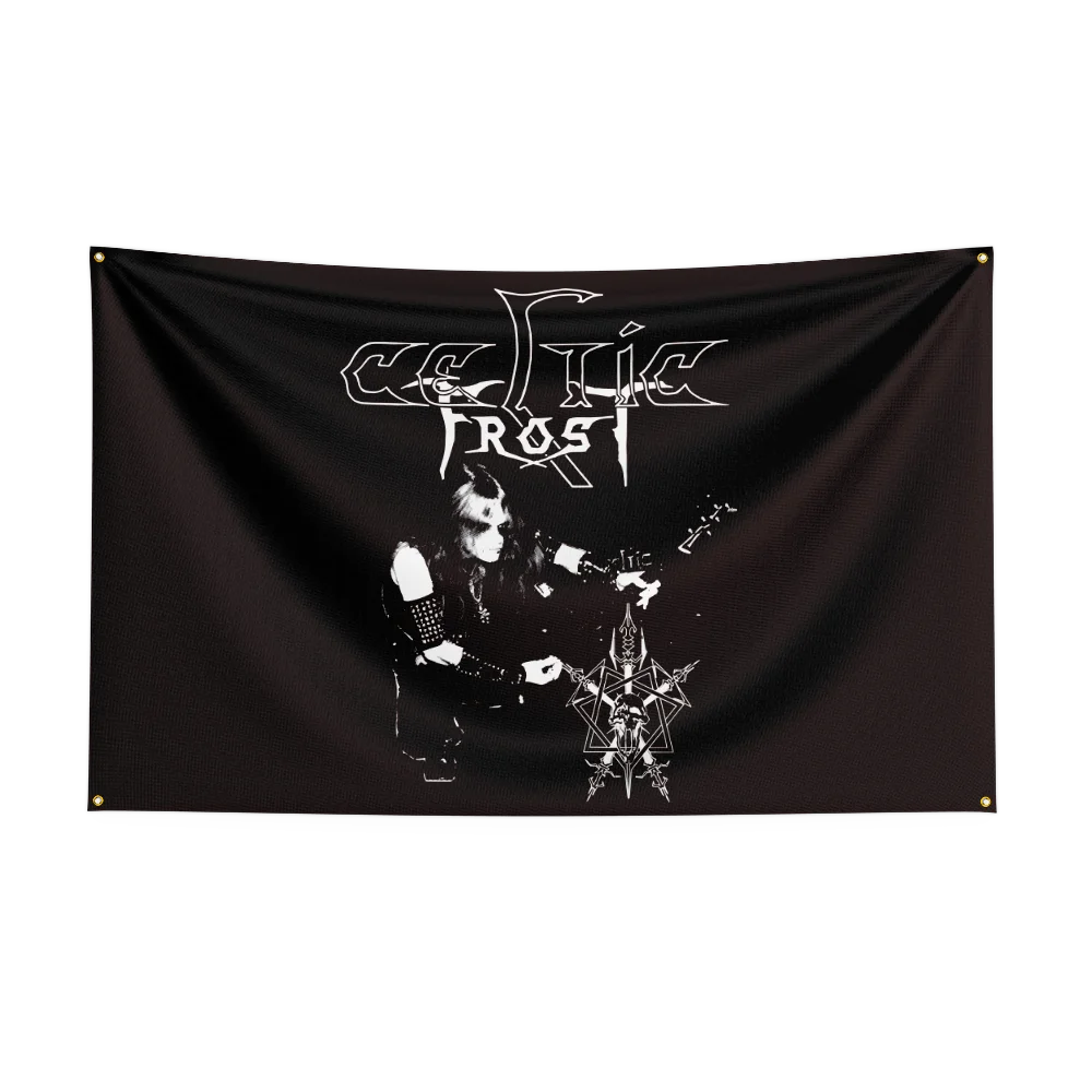 Celtic Frost Heavy Rock Band Flag – 3x5 Ft Polyester Digital Printed Banner for Bedroom, Wall Art & Outdoor Tapestry Decoration - Premium flag from Lizard Vigilante - Just $15.99! Shop now at Lizard Vigilante