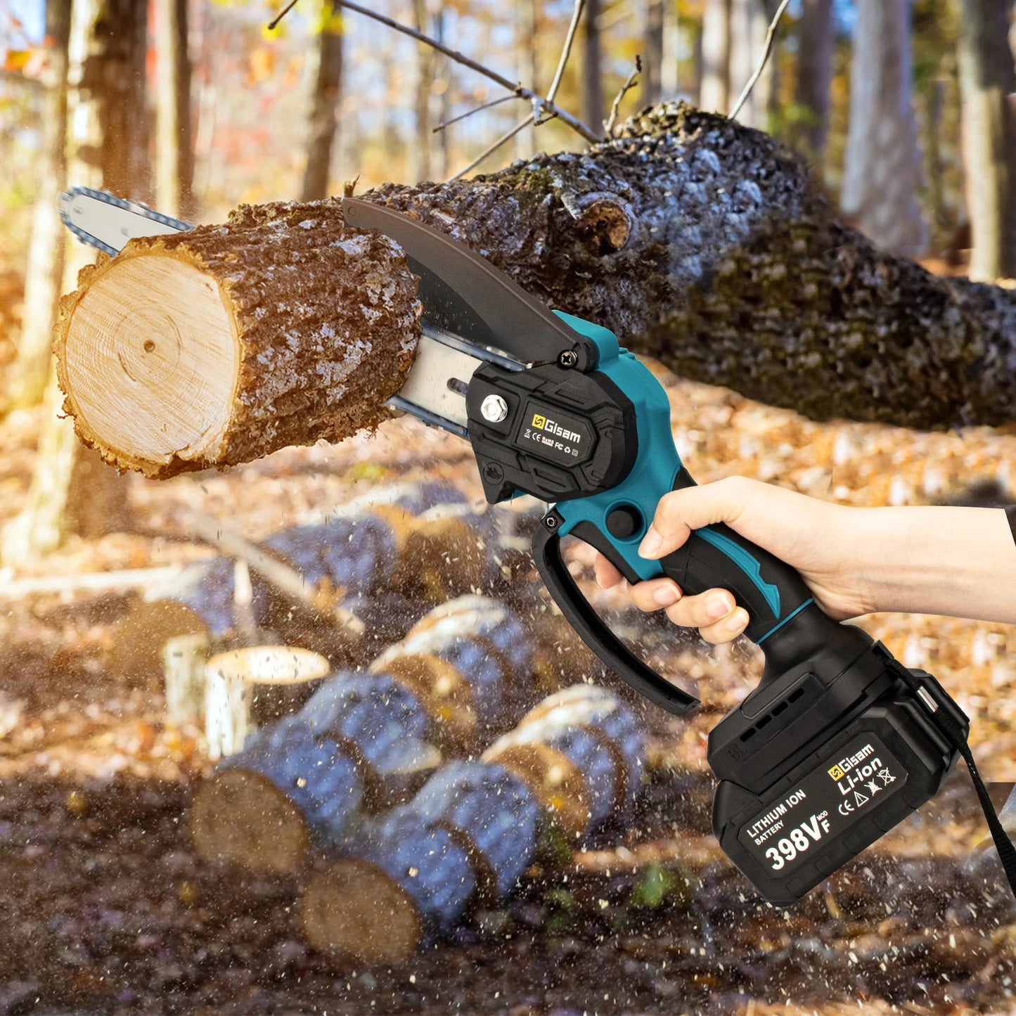 8-Inch Brushless Mini Electric Chainsaw – Handheld Pruning Power Tool for Makita 18V Battery, Woodworking & DIY - Premium chainsaw from Lizard Vigilante - Just $88.88! Shop now at Lizard Vigilante