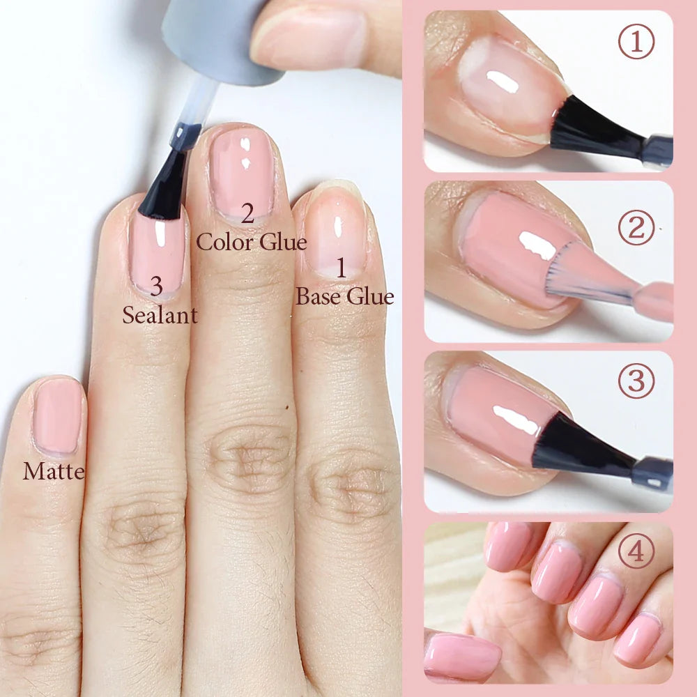 Rainbow Ghini Ultra Shiny Glitter Gel Nail Polish Semi-permanent Gellack UV Varnish Gold Silver Metal Gel Nail Art Wholesale Top