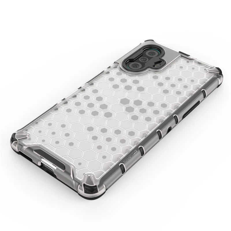 Shockproof Case for Redmi K40 Gaming Cover Xiaomi Redmi K40 Gaming New Transparent Honeycomb Clear Cover Redmi K40 Gaming Fundas