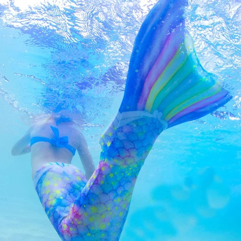 Mermaid Tails for Swimming Swimsuit Costume Adults Cosplay Fish Tail Costume Beach Swim Suit No Monofin Swimwear - Premium Cosplay Costumes from Lizard Vigilante - Just $38.88! Shop now at Lizard Vigilante