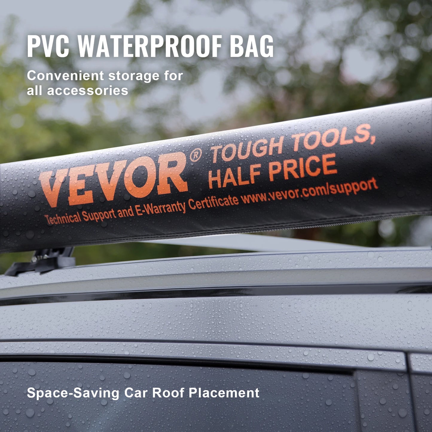 VEVOR Retractable Car Side Awning with Waterproof Storage Bag - Premium awning from Lizard Vigilante - Just $288.88! Shop now at Lizard Vigilante