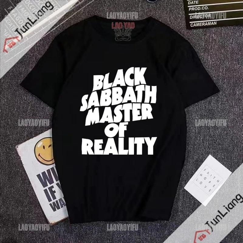 Black Sabbath T-shirts for Women Heavy Metal Rock Unisex Streetwear Women's T-shirt Harajuku Men's Clothing Tops Goth Clothes - Premium T-Shirt from Lizard Vigilante - Just $23.99! Shop now at Lizard Vigilante