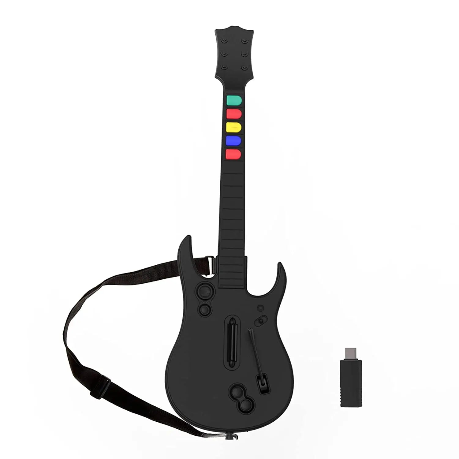 DOYO 2.4G Wireless Guitar Hero Controller for PC PS3 Compatible With Clone Hero Rock Band Games Remote Joystick Console - Premium guitar hero guitar from Lizard Vigilante - Just $99.99! Shop now at Lizard Vigilante